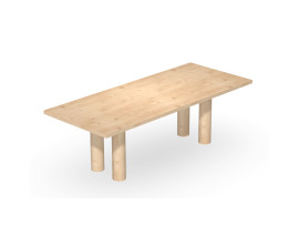 Rechthoek Eiken Cilinder 4x